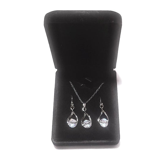 Gift box for women - Necklace &amp; drop earrings set