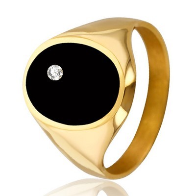316 Steel Ring - Knight Style - Gold Color
