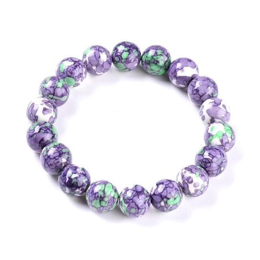 Bracelet for men or women natural jade stones 10 mm