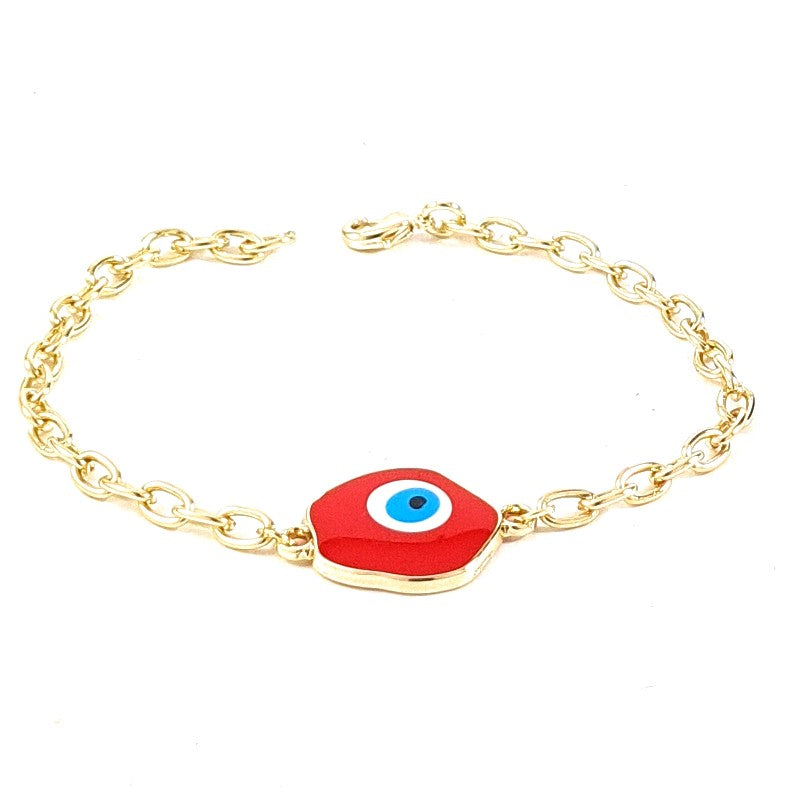 Oriental eye soft chain bracelet