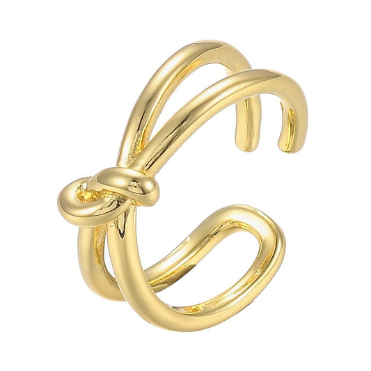 Women's adjustable knot ring