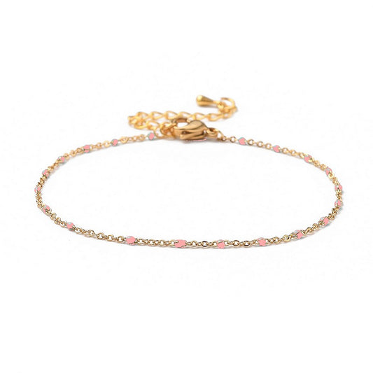 Soft bracelet in old rose gold color