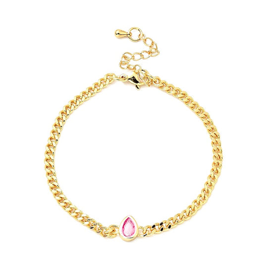 Soft rose gold bracelet