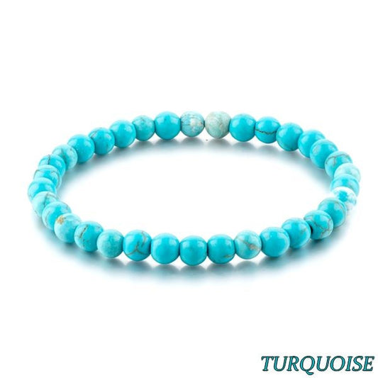 Bracelet pour Homme ou Femme - Pierre naturelle - Turquoise