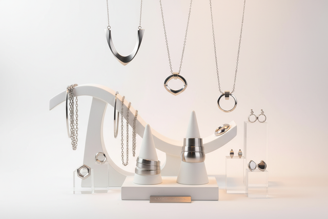 Collection bijoux acier inoxydable 316L - colliers, bracelets, bagues