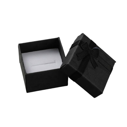 12 petits écrins noir pour bagues
