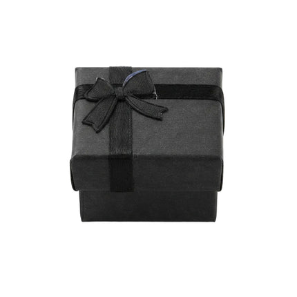 12 petits écrins noir pour bagues
