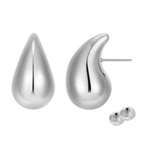 Boucles d'oreilles argentées
