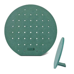 Présentoir bois pendentifs - boucles d'oreilles couleur vert 17 cm Bijouxmode