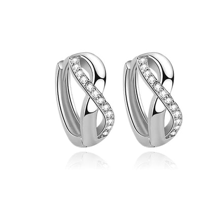 Boucles d'oreilles argent 925 Créoles Infini Cotemode