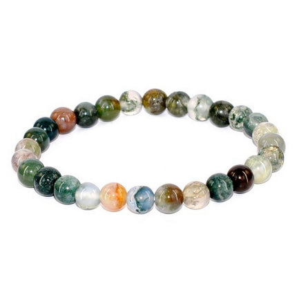 Bracelet for Men or Women - Natural stone 10 mm - Indian agate