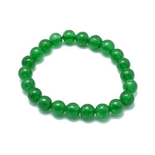 Bracelet for Men or Women - Natural stone 10 mm - Malaysian jade