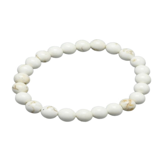 Bracelet for men or women - Natural magnesite stone