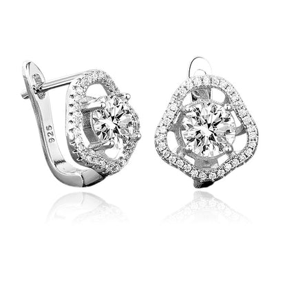 Boucles d'oreilles argent 925 Princesse Cotemode