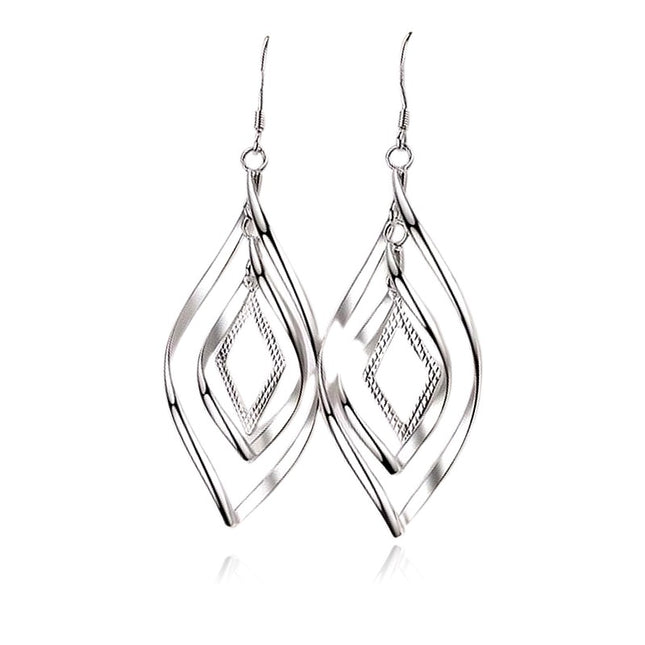 Boucles d'oreilles argent 925 tombantes Alice Cotemode