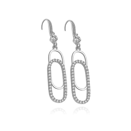 Boucles d'oreilles argent 925 trombone Lilou Cotemode