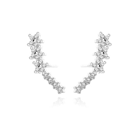 Boucles d'oreilles argent 925 lignée étoiles Mélinda Cotemode