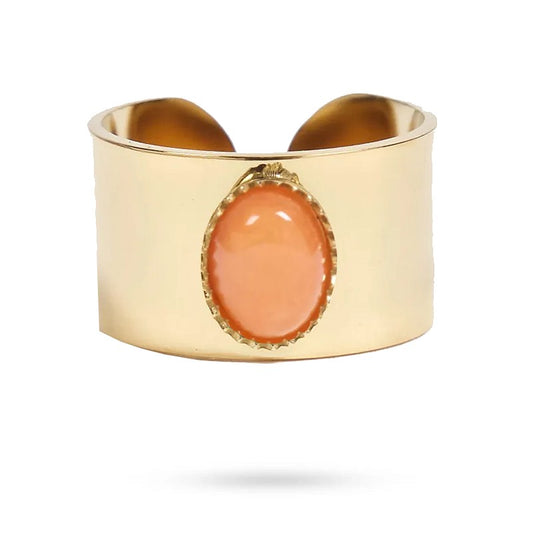 Anillos para mujer acero inoxidable Anna piedra sol natural