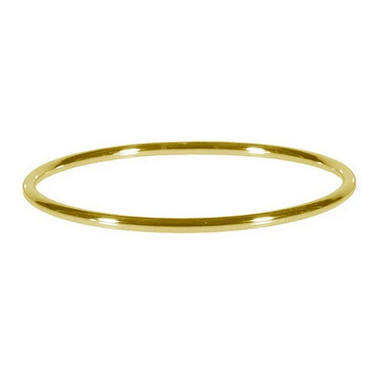 Bracelet pour femme - jonc acier doré or 18k