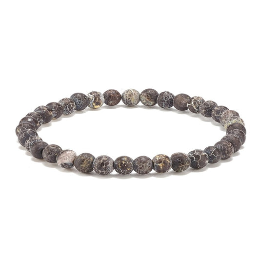 Pulsera para mujer - cuentas de ágata natural natural 6 mm