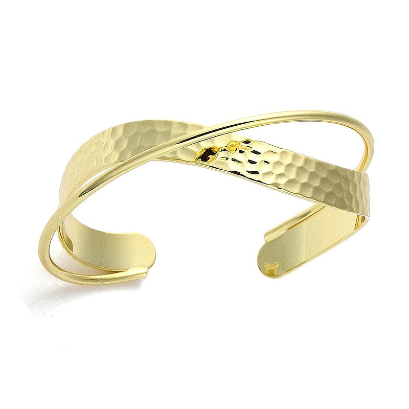 Bracelet pour femme - manchette double rangs