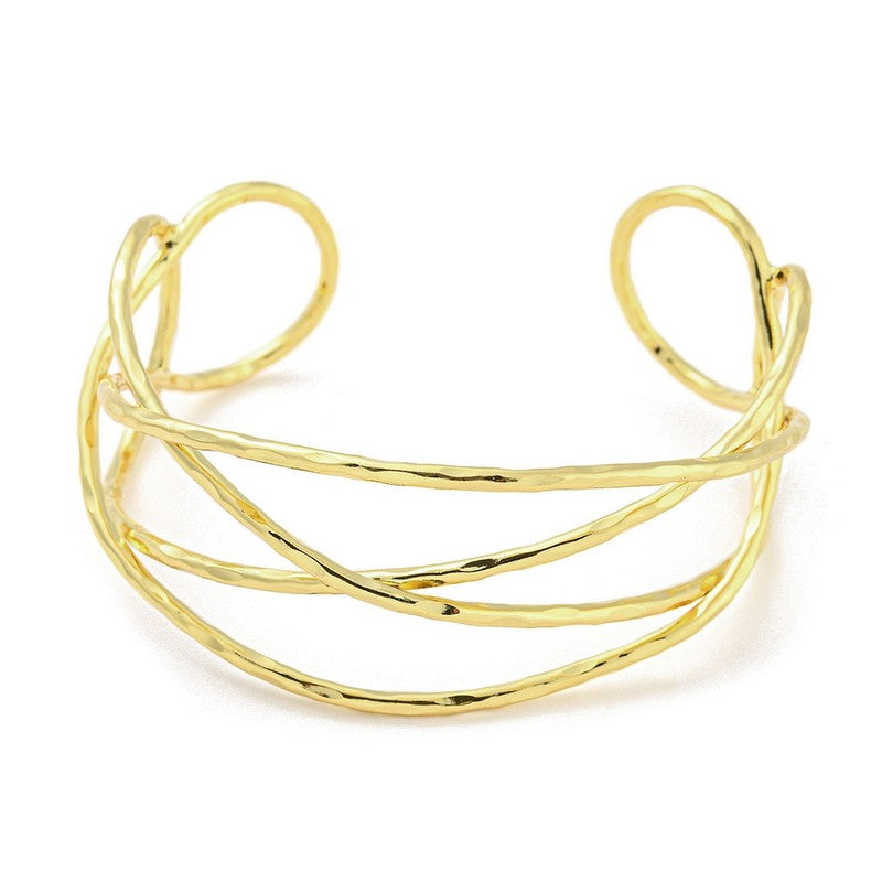 Pulsera de mujer - brazalete entrelazado