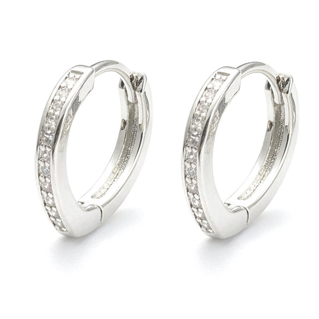 Boucles d'oreilles Créoles dorées à l'or fin