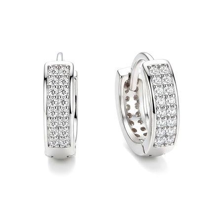 Boucles d'oreilles argent 925 Créoles Alexine