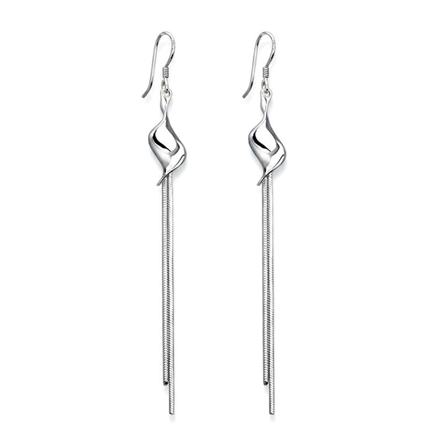 Boucles d'oreilles argent 925 tombante Benicia