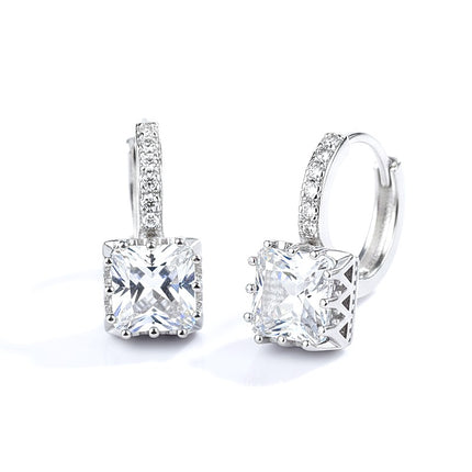 Boucles d'oreilles argent 925 tombante Marie-Sophie