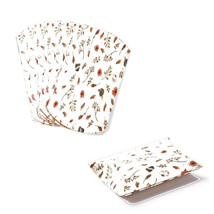 Lot de 10 berlingots blanc oreillers boites cadeaux motif fleurs Bijouxmode