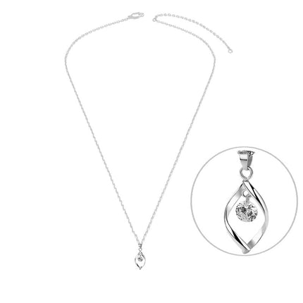 Collier argent 925 oxyde blanc Cotemode