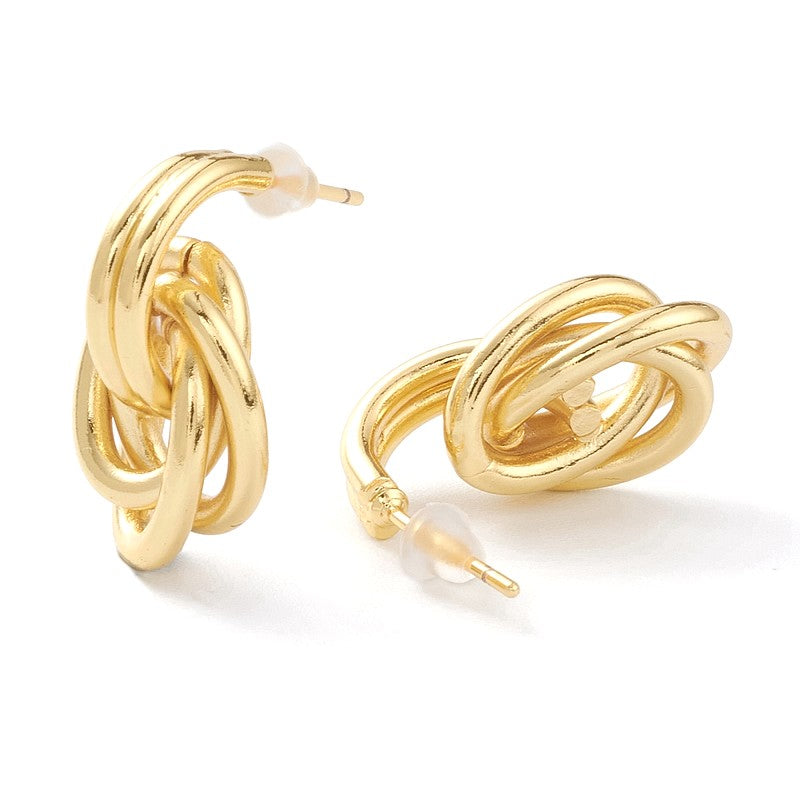 Boucles d'oreilles nœud