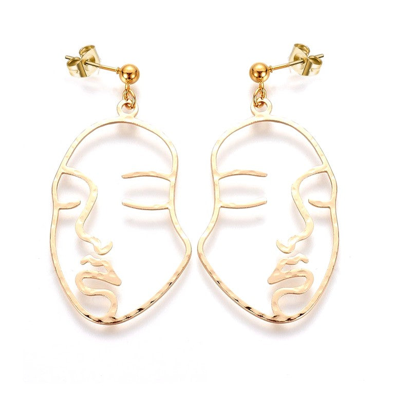 Boucles D'oreilles Femme Goutte En Or - Acier Inoxydable Hypoallergénique Pour Toutes Occasions
