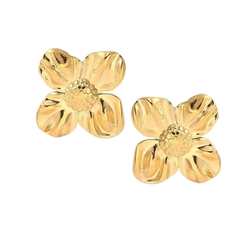 Boucles d'oreilles fleur