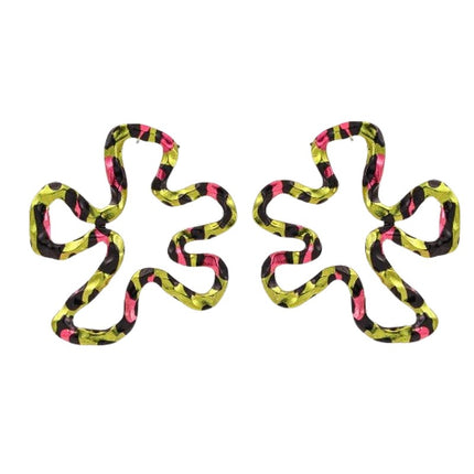 Boucles d'oreilles fantaisie acier inoxydable colorées Bijouxmode