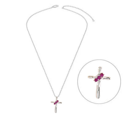 Collier argent 925 Croix Apolline Cotemode