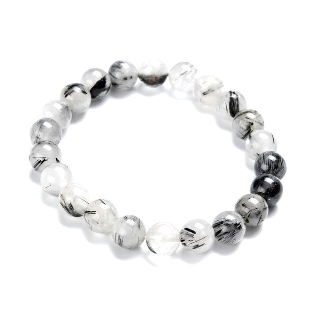 Pulsera para hombre o mujer piedras turmalinas naturales 8 mm