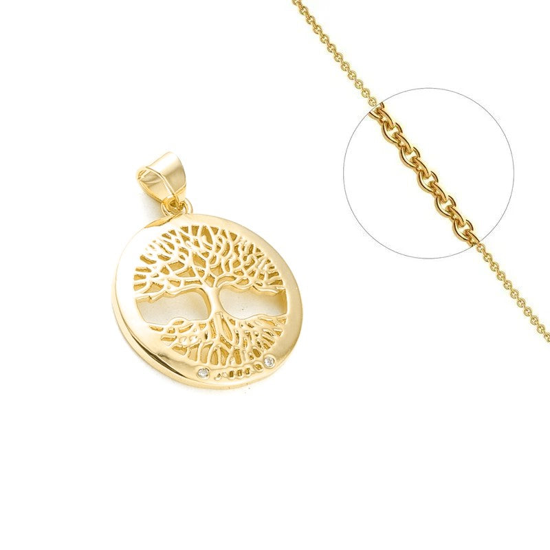 Collier chaîne et son pendentif arbre de vie