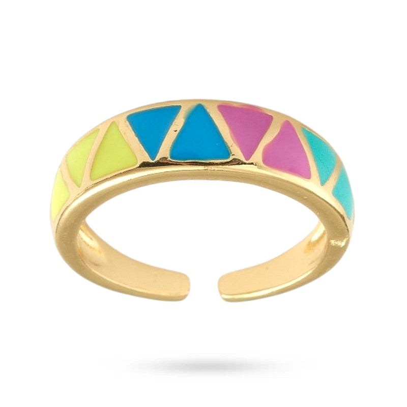 Anillo de mujer esmaltado ajustable