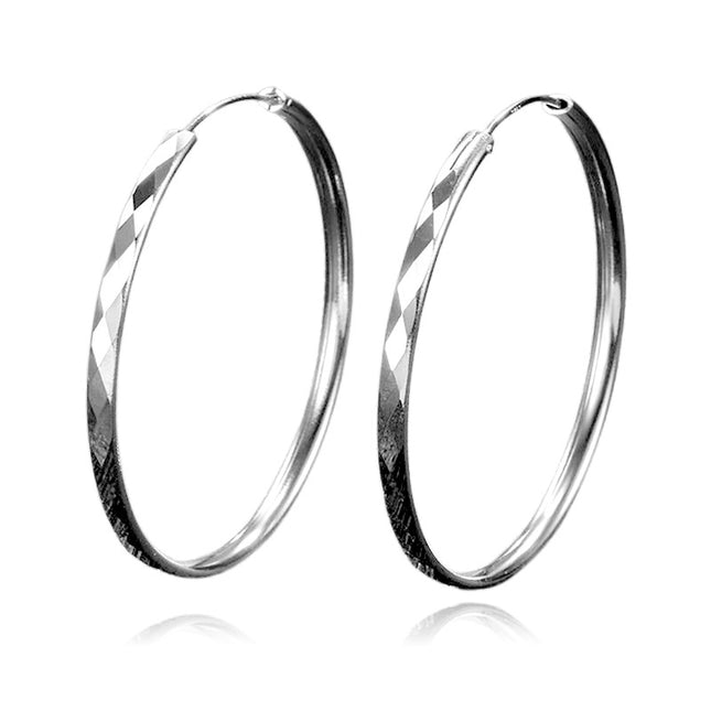 Boucles d'oreilles argent 925 Créoles Alicia Cotemode