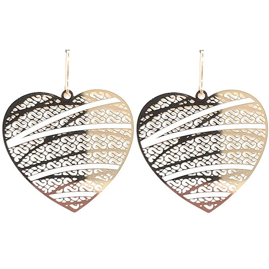 Boucles d'oreilles coeur Buffalo NY | Argent sterling 716 Boucles d'oreilles coeur Buffalo NY | Argent sterling 716