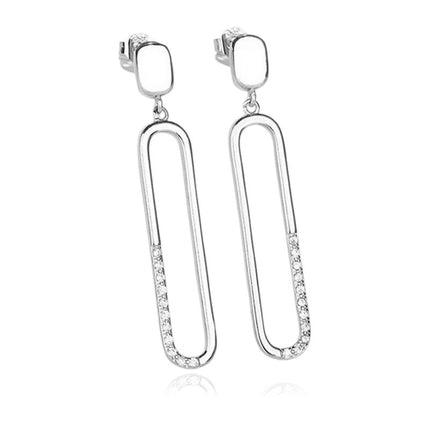 Boucles d'oreilles argent 925 tombantes Ellie Cotemode
