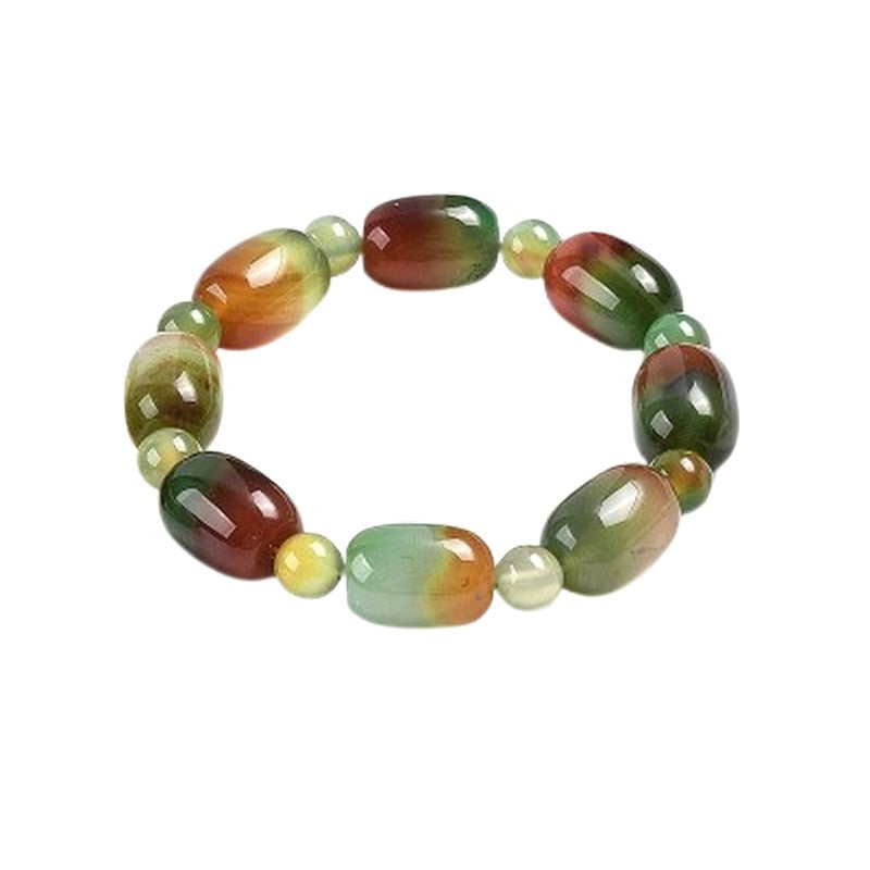 Bracelet for men or women - natural stone 15 mm - Agate