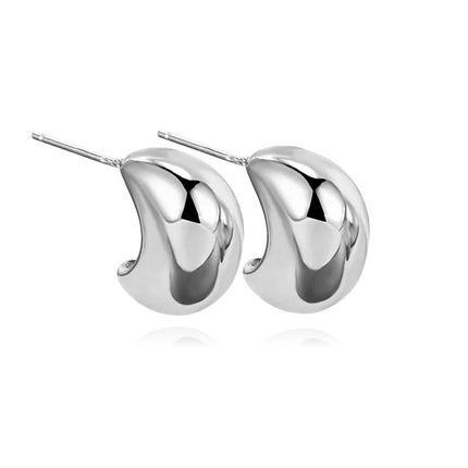 Boucles d'oreilles argent 925 demi lune Victoire Cotemode