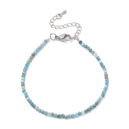 Bracelet for men or women - natural apatite stones