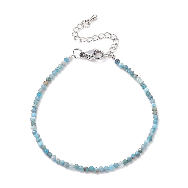 Bracelet pour homme ou femme - pierres naturelles apatite