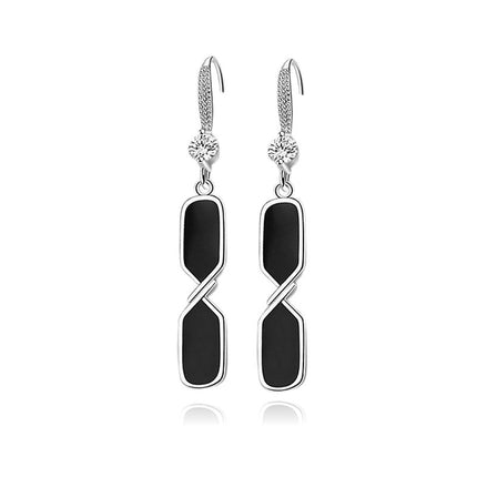 Boucles d'oreilles argent 925 zirconiums sertis Léonie Cotemode