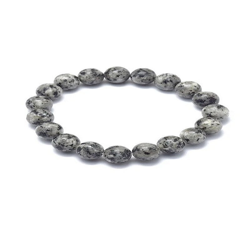 Pulsera para hombre o mujer - piedra natural 6 mm - Jaspe sésamo