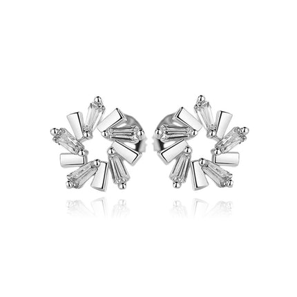 Boucles d'oreilles argent 925 flocon de neige Léonie Cotemode
